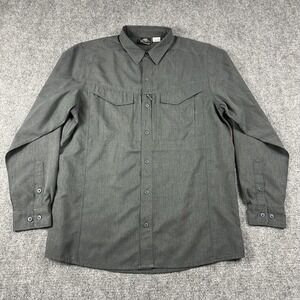 Helikon-Tex Defender MK2 Gentleman Shirt Mens Large Gray Long Sleeve Button